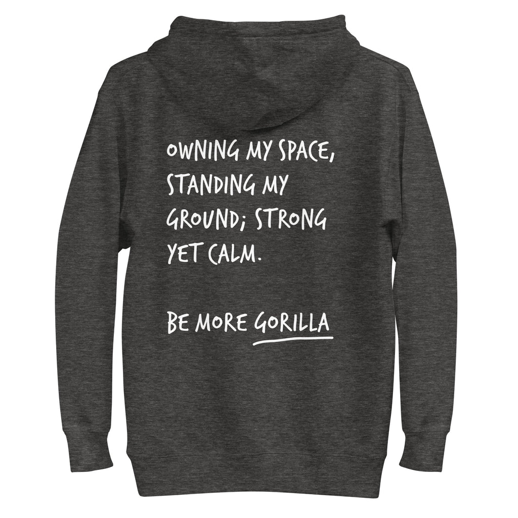 Think Ocean Gorilla Aspirations Cotton Blend Embroidered Hoodie