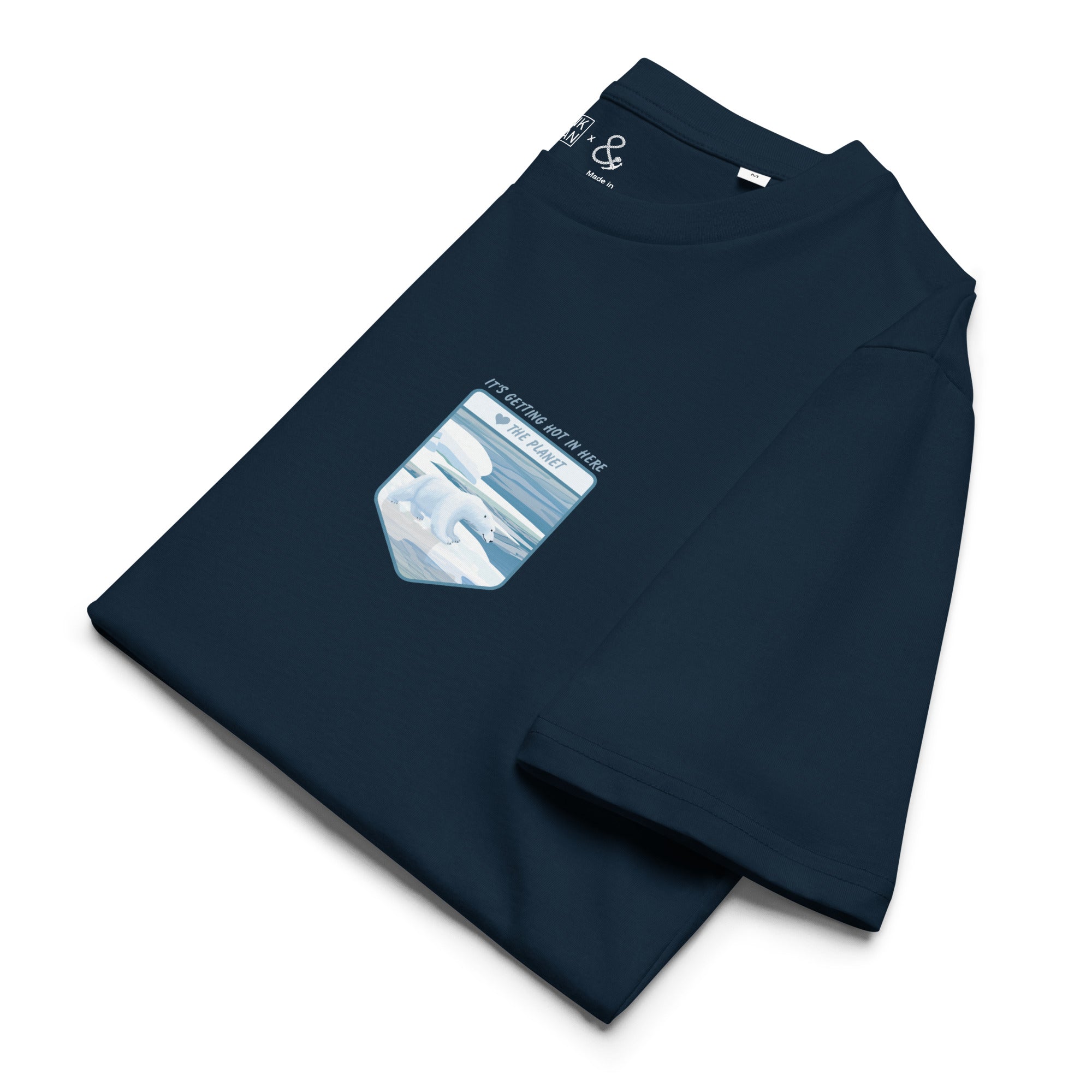 Think Ocean Polar Bear Love The Planet Organic Cotton T-Shirt