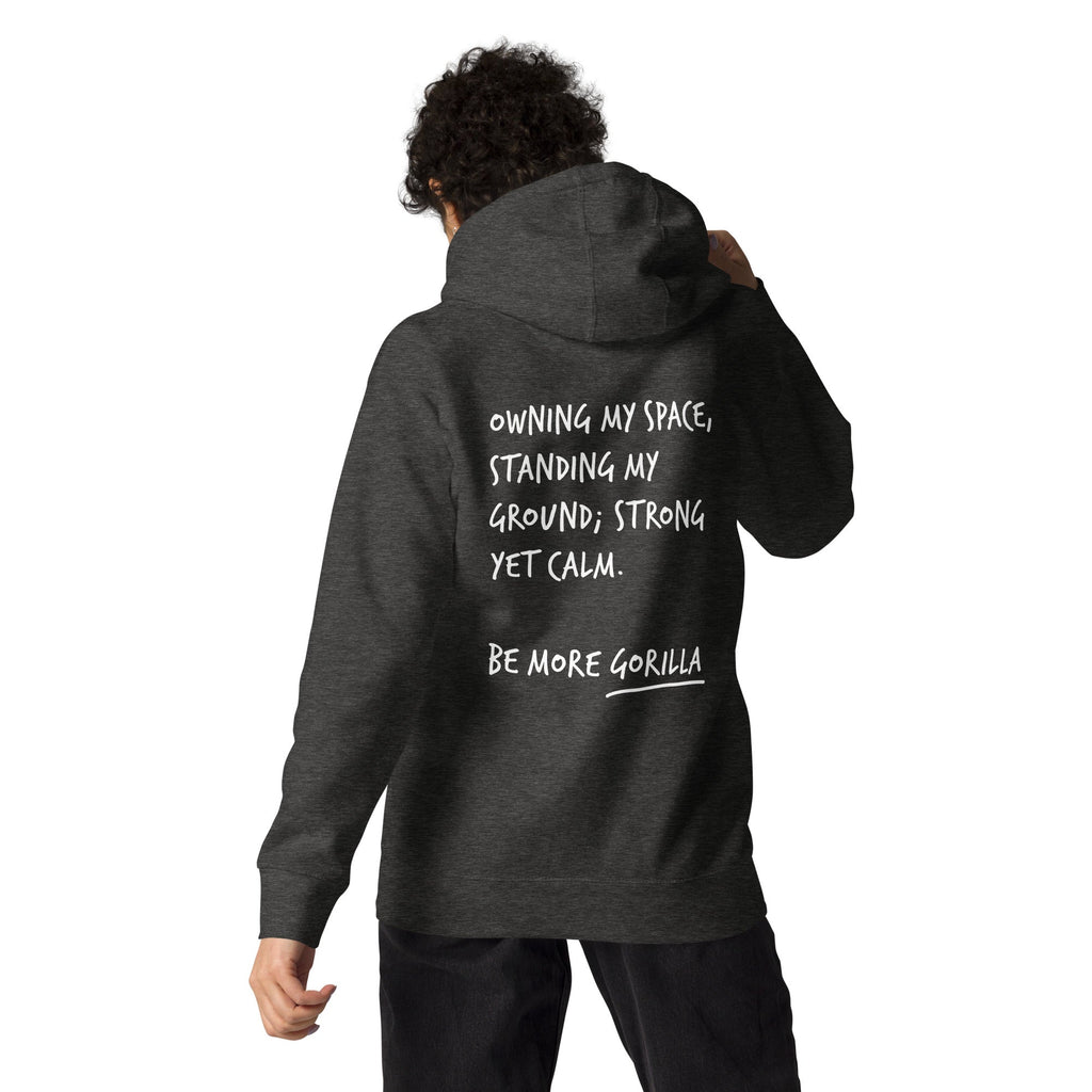 Think Ocean Gorilla Aspirations Cotton Blend Embroidered Hoodie