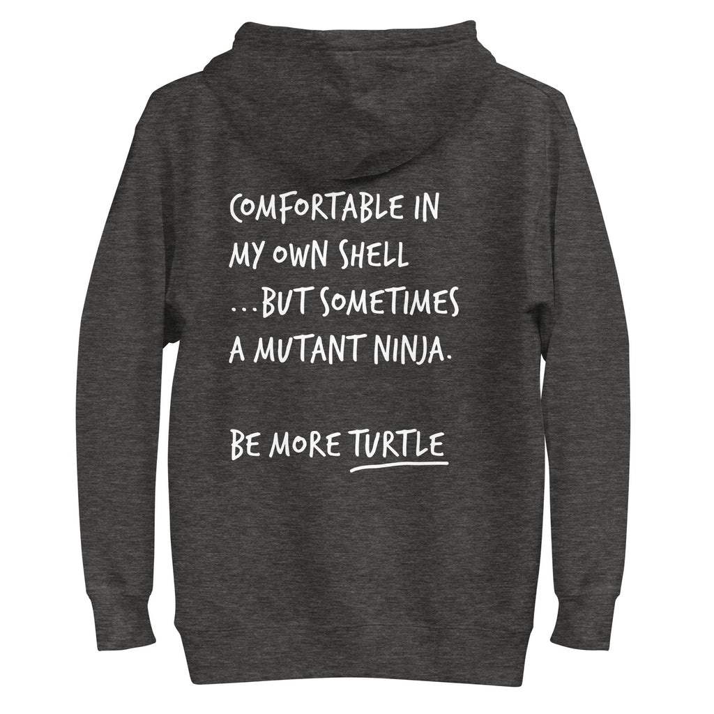 Think Ocean Turtle Aspirations Cotton Blend Embroidered Hoodie
