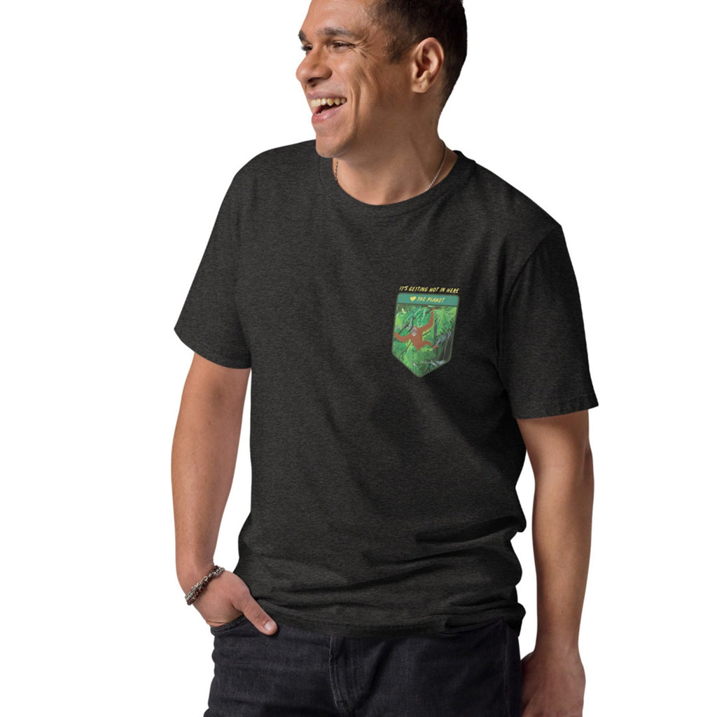 Think Ocean Orangutan Love The Planet Organic Cotton T-Shirt