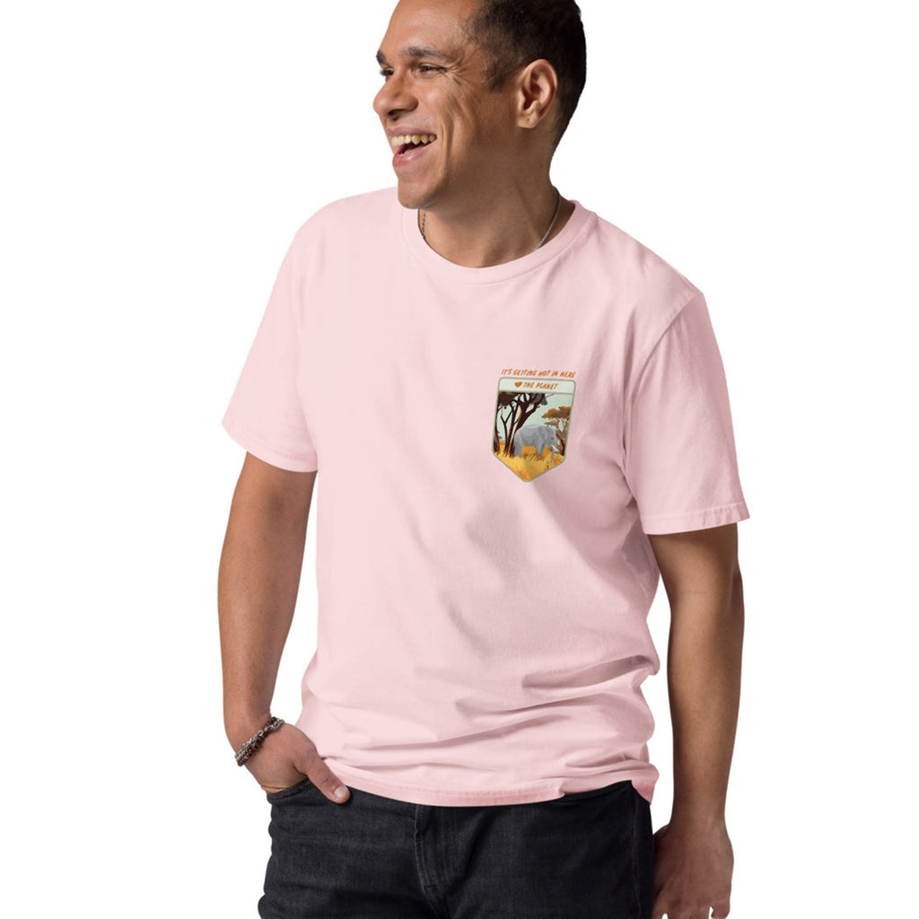 Think Ocean Elephant Love The Planet Organic Cotton T-Shirt