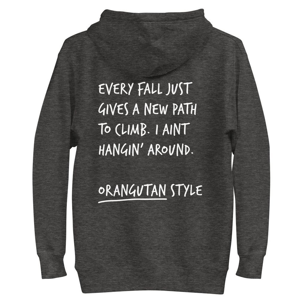 Think Ocean Orangutan Aspirations Cotton Blend Embroidered Hoodie