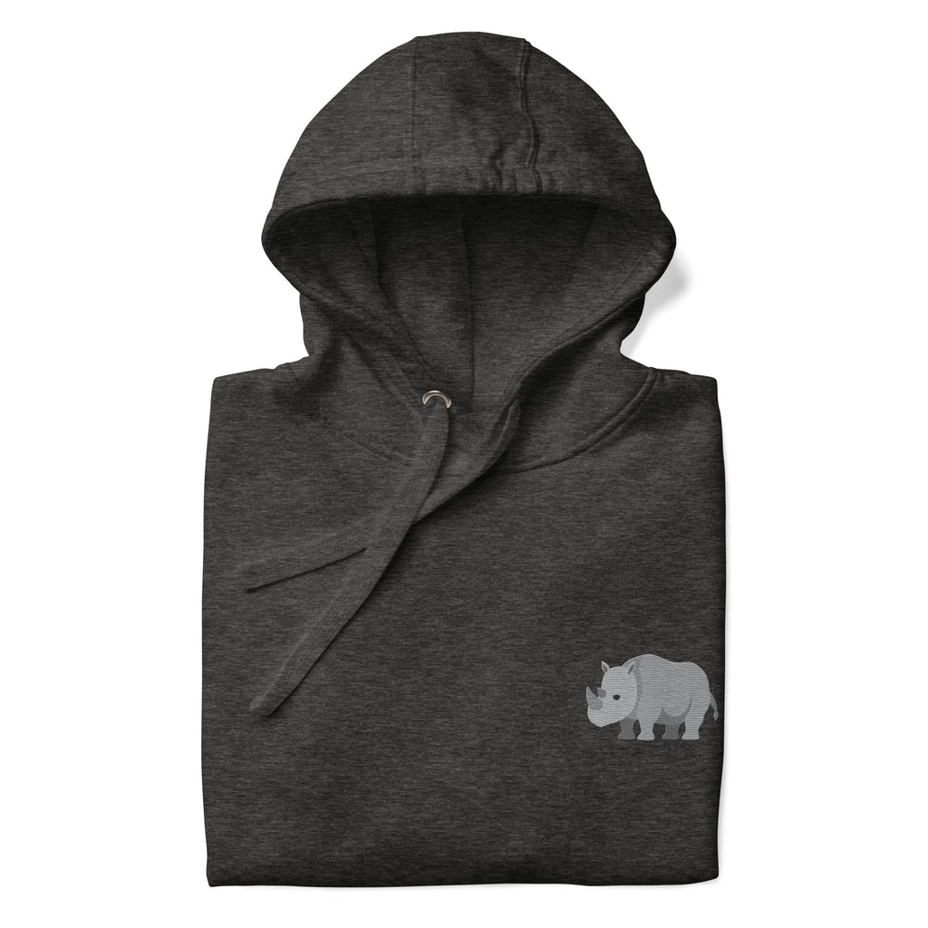Think Ocean Rhino Aspirations Cotton Blend Embroidered Hoodie