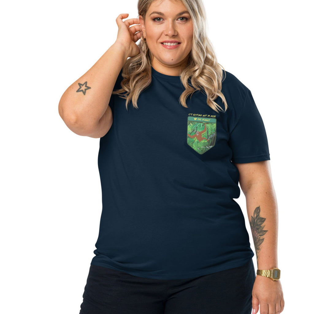 Think Ocean Orangutan Love The Planet Organic Cotton T-Shirt