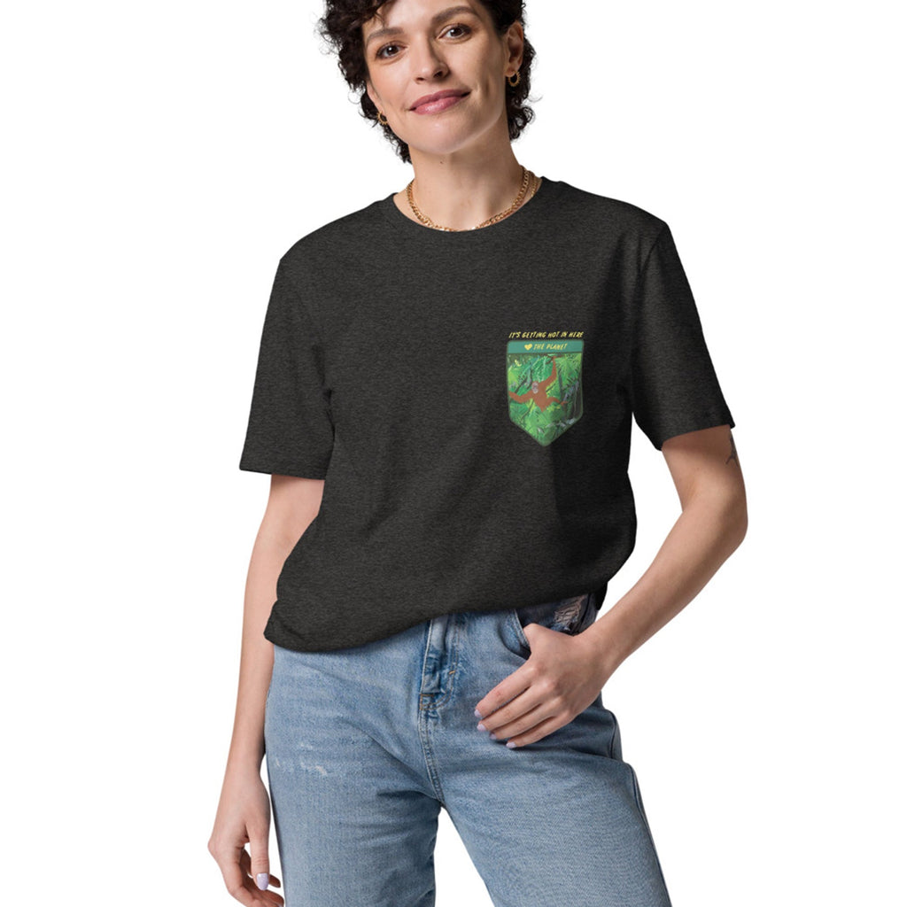 Think Ocean Orangutan Love The Planet Organic Cotton T-Shirt