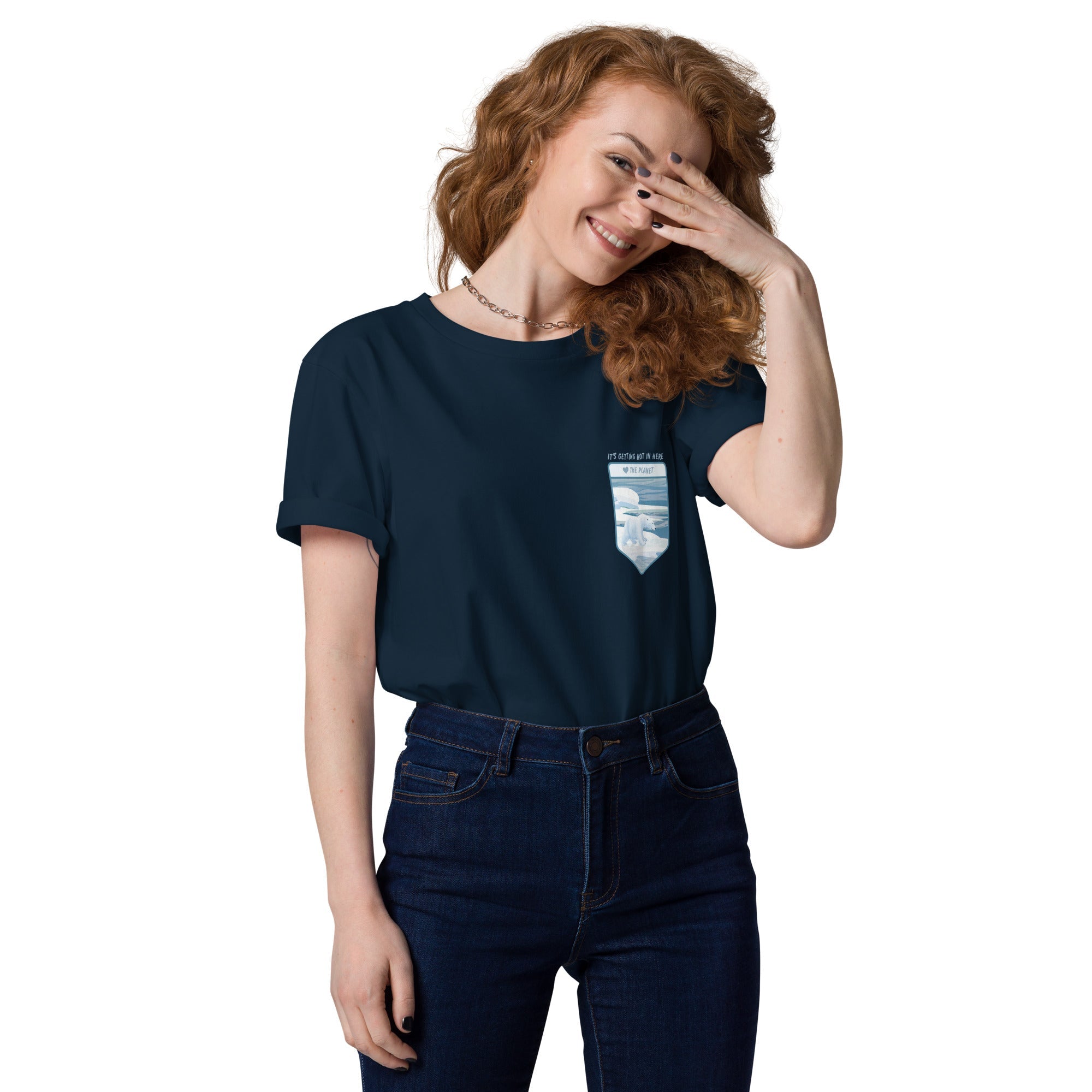 Think Ocean Polar Bear Love The Planet Organic Cotton T-Shirt