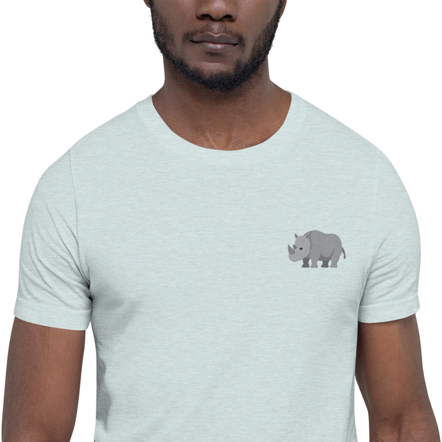 Think Ocean Rhino Aspirations Cotton Embroidered T-Shirt