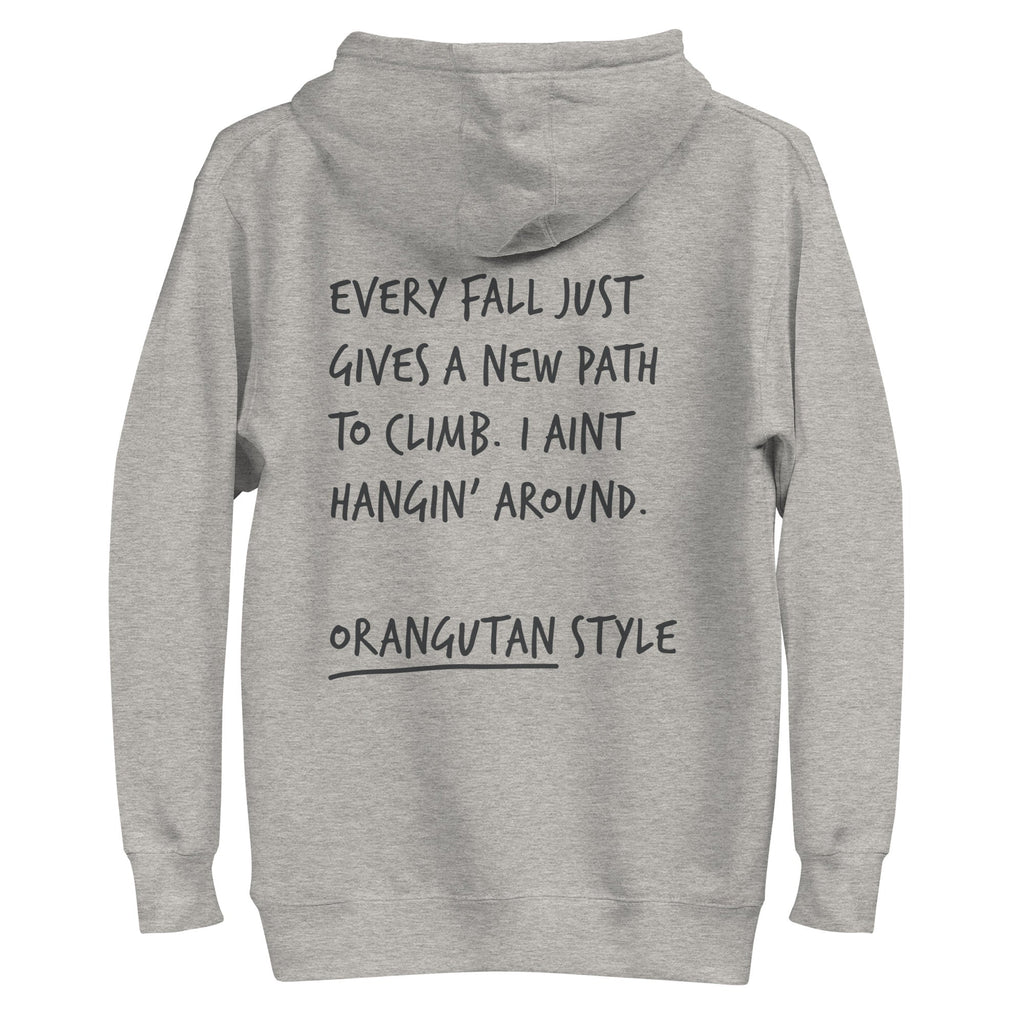 Think Ocean Orangutan Aspirations Cotton Blend Embroidered Hoodie