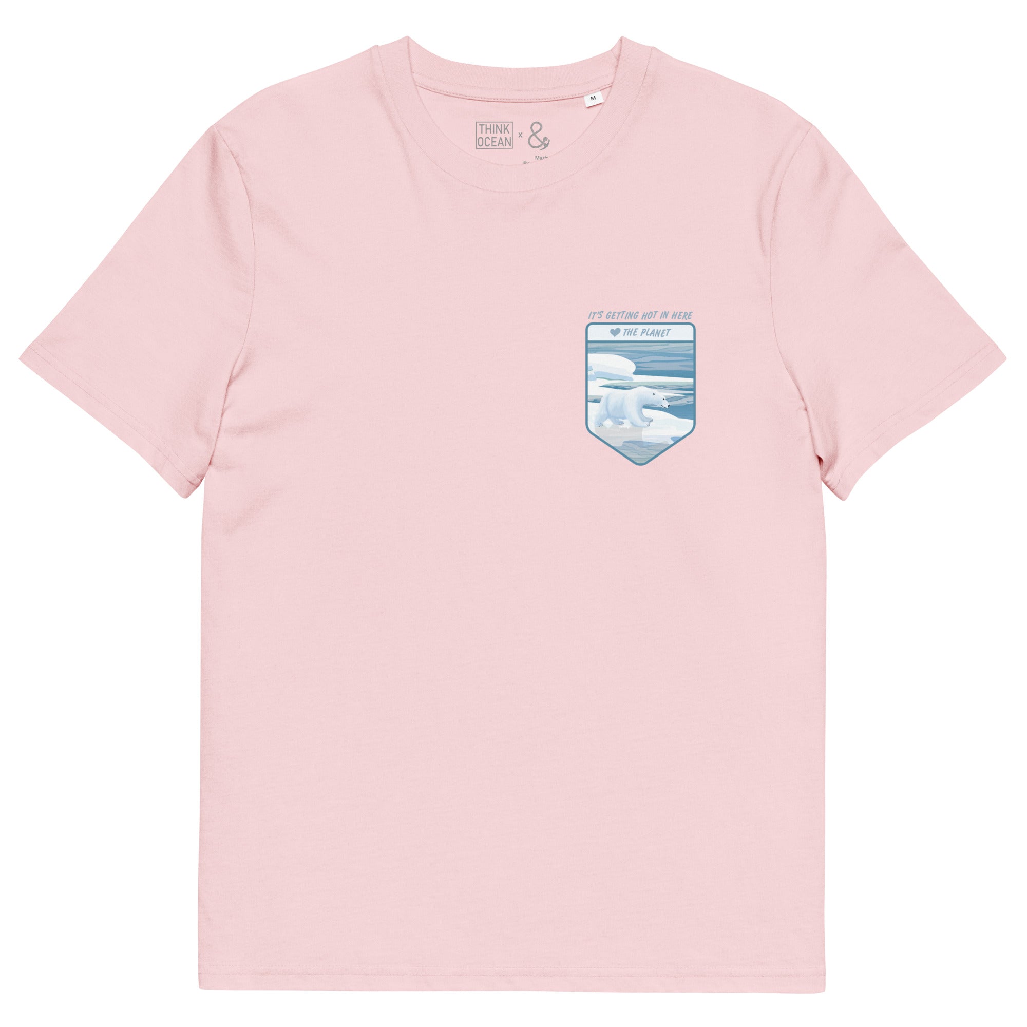Think Ocean Polar Bear Love The Planet Organic Cotton T-Shirt