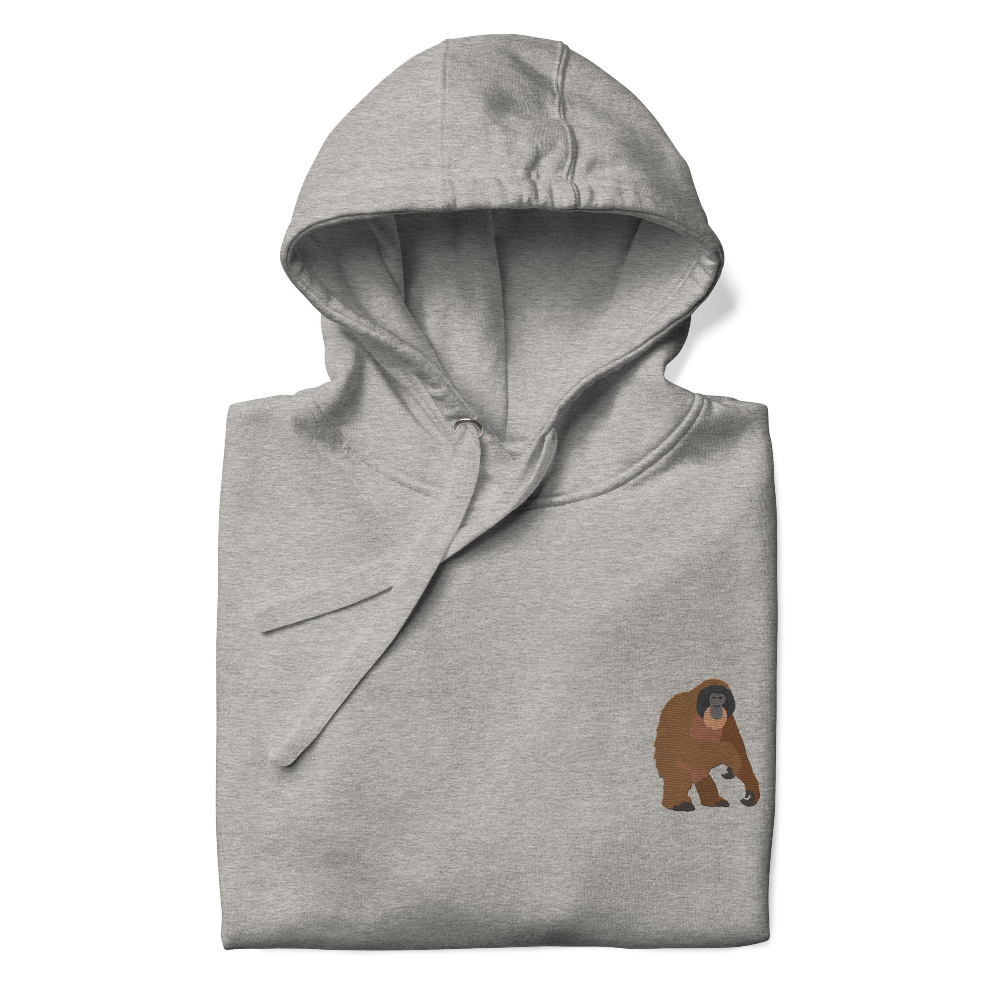 Think Ocean Orangutan Aspirations Cotton Blend Embroidered Hoodie