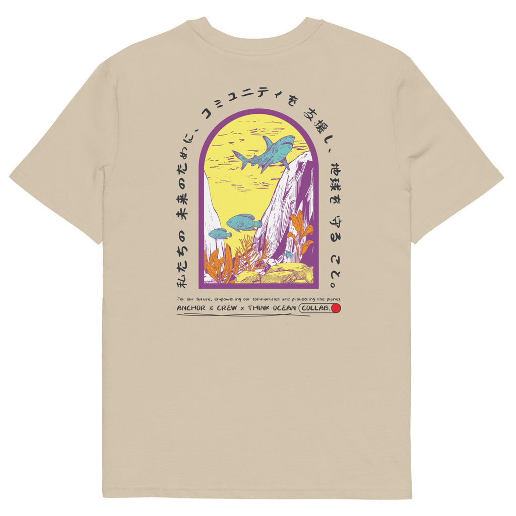 Think Ocean 07 Japan Gurafiku Organic Cotton T-Shirt