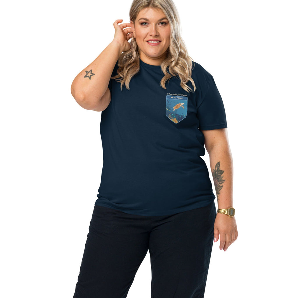 Think Ocean Turtle Love The Planet Organic Cotton T-Shirt