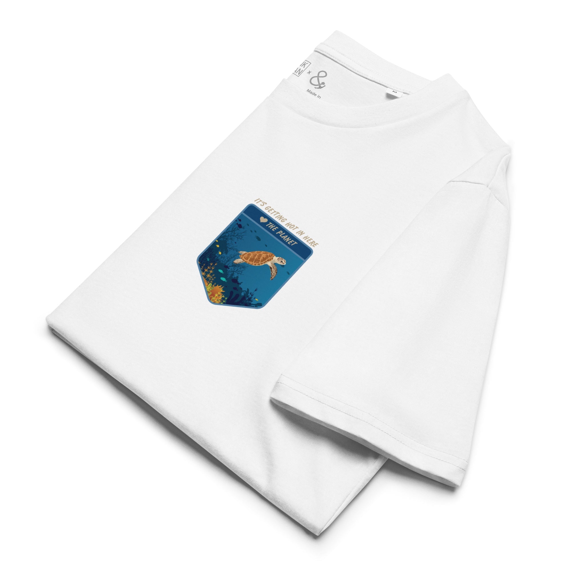 Think Ocean Turtle Love The Planet Organic Cotton T-Shirt