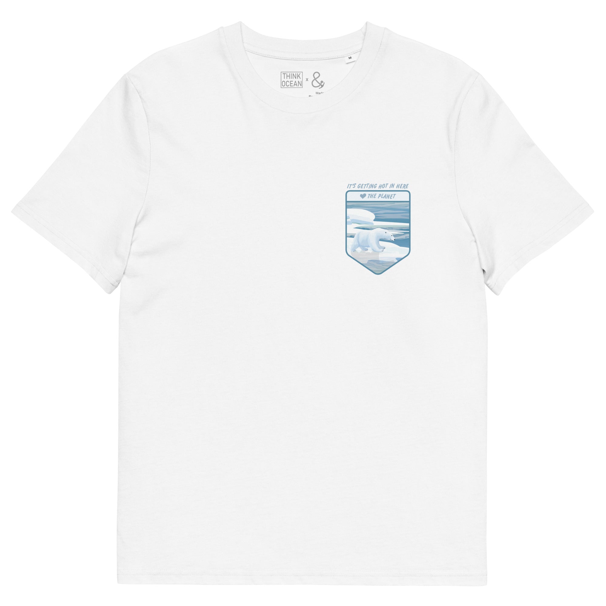 Think Ocean Polar Bear Love The Planet Organic Cotton T-Shirt