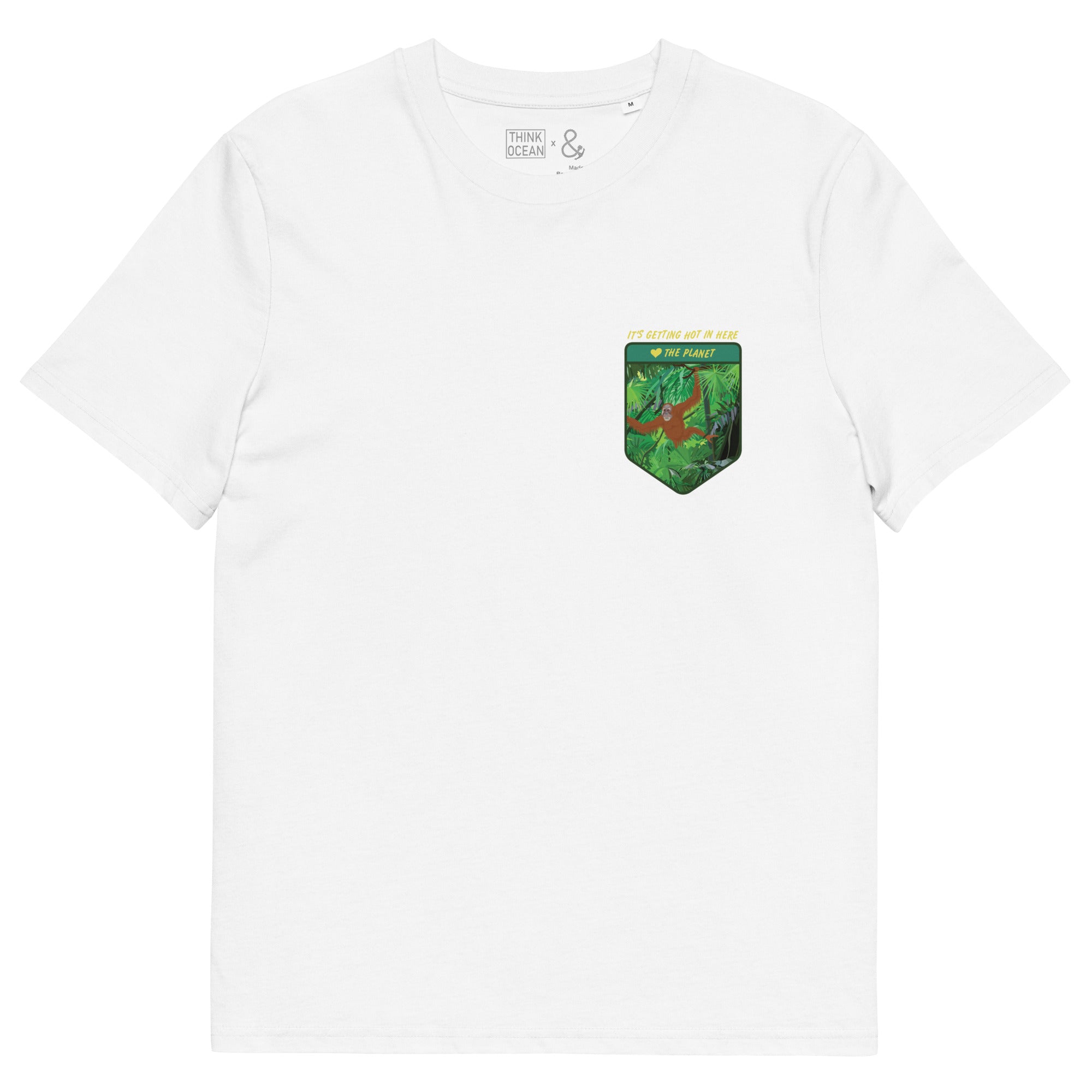 Think Ocean Orangutan Love The Planet Organic Cotton T-Shirt