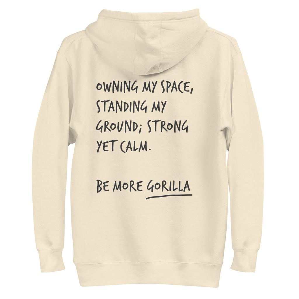 Think Ocean Gorilla Aspirations Cotton Blend Embroidered Hoodie