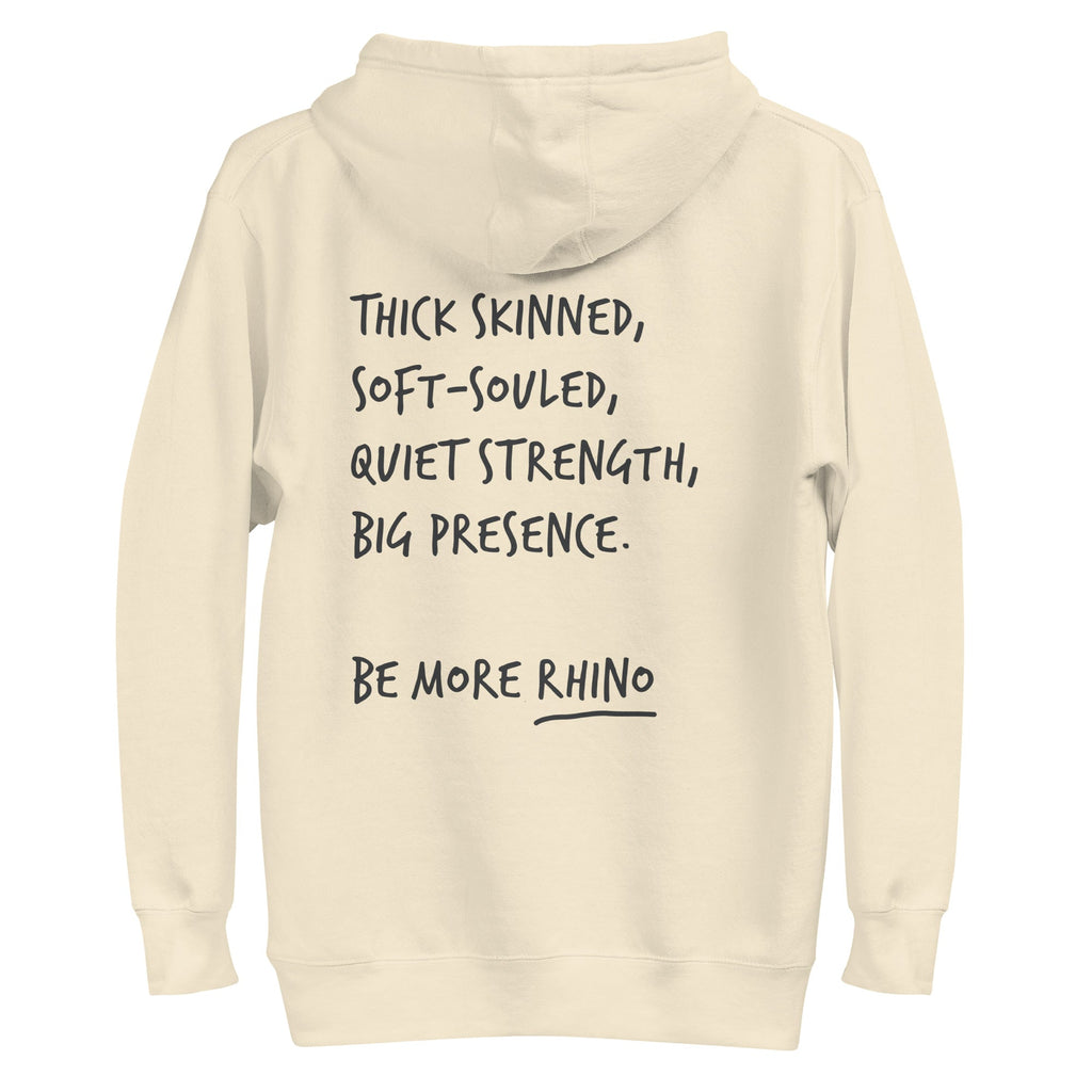 Think Ocean Rhino Aspirations Cotton Blend Embroidered Hoodie