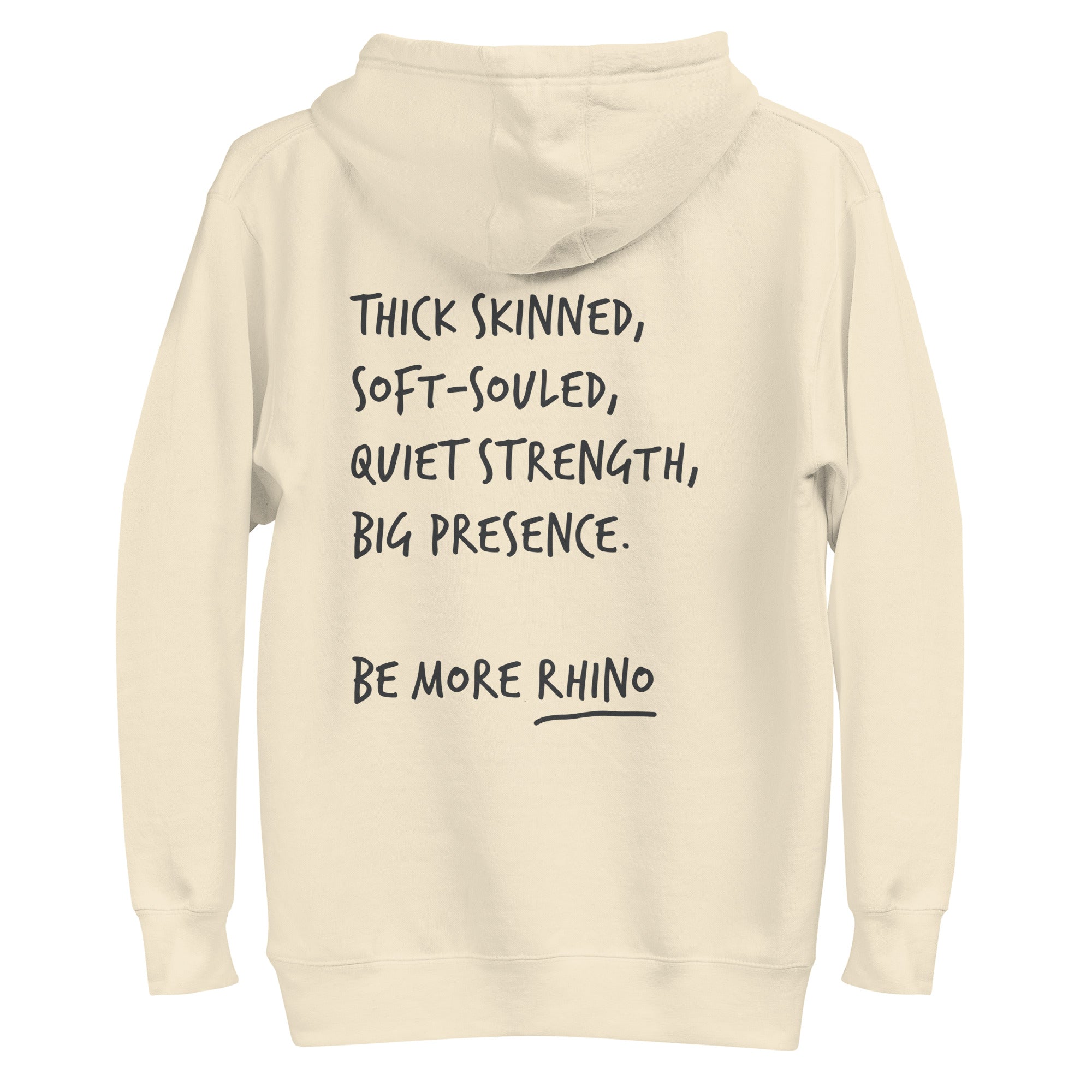 Think Ocean Rhino Aspirations Cotton Blend Embroidered Hoodie