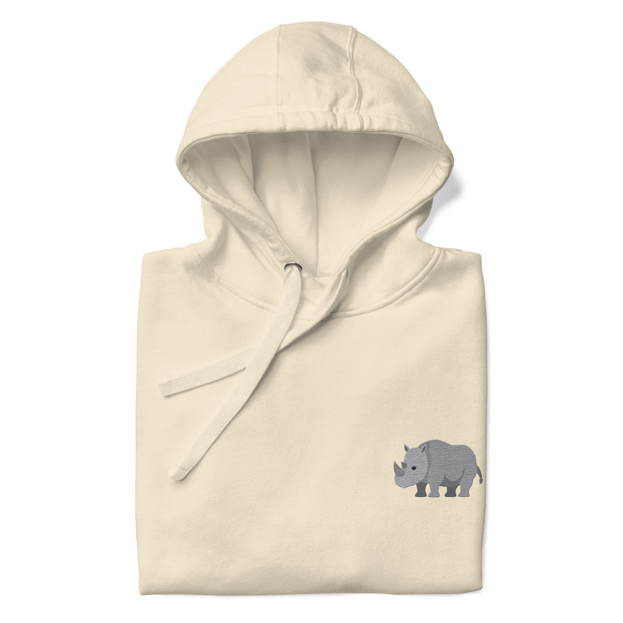 Think Ocean Rhino Aspirations Cotton Blend Embroidered Hoodie