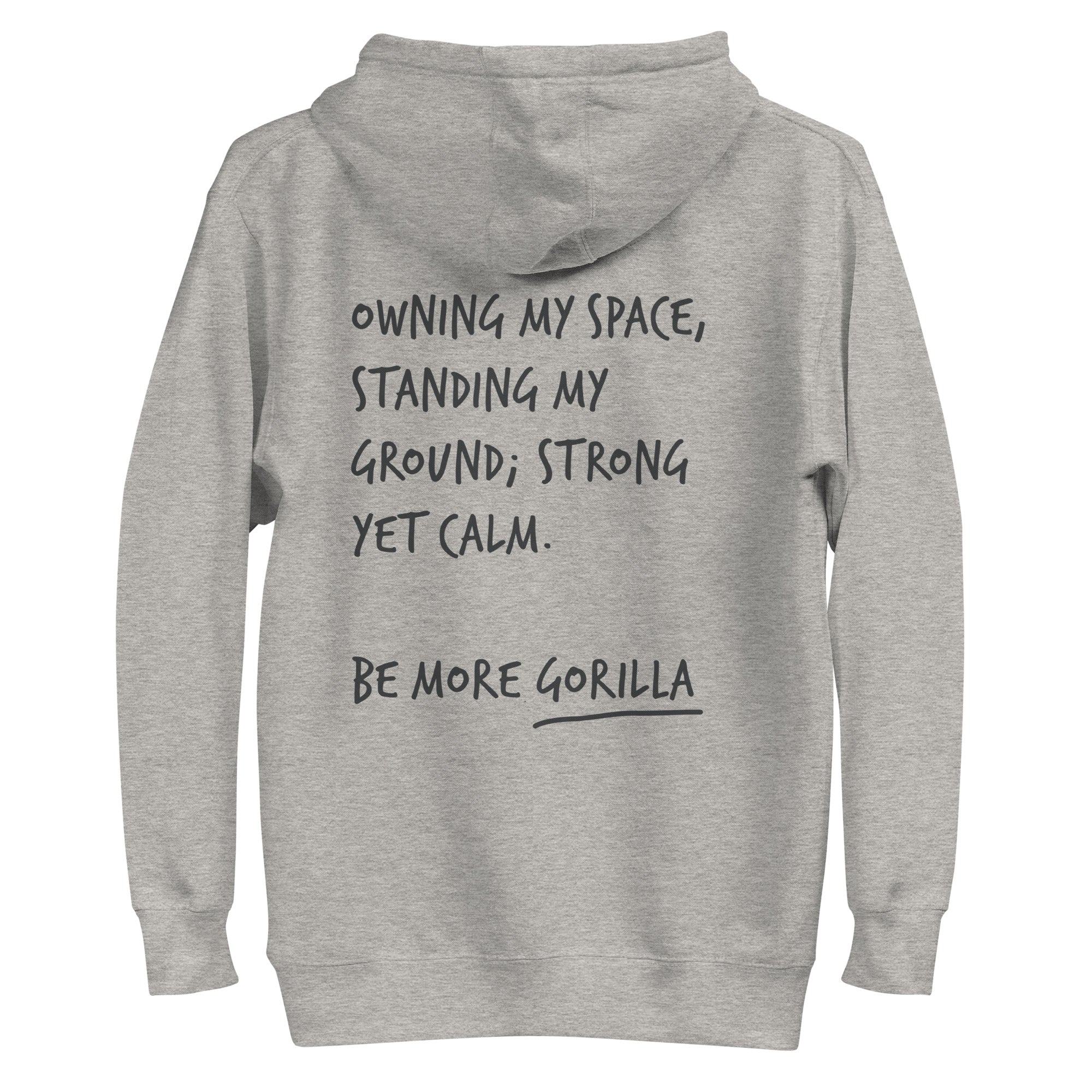 Think Ocean Gorilla Aspirations Cotton Blend Embroidered Hoodie