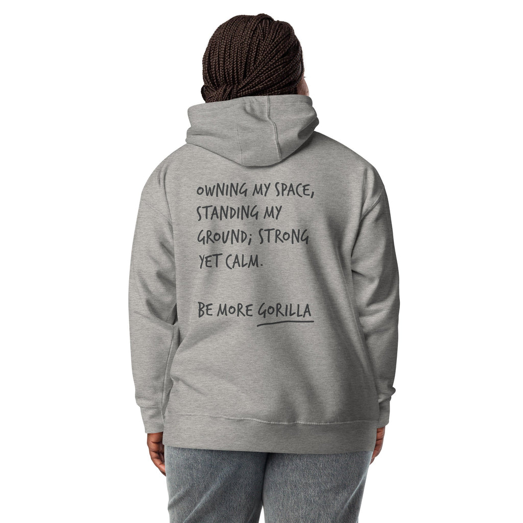 Think Ocean Gorilla Aspirations Cotton Blend Embroidered Hoodie