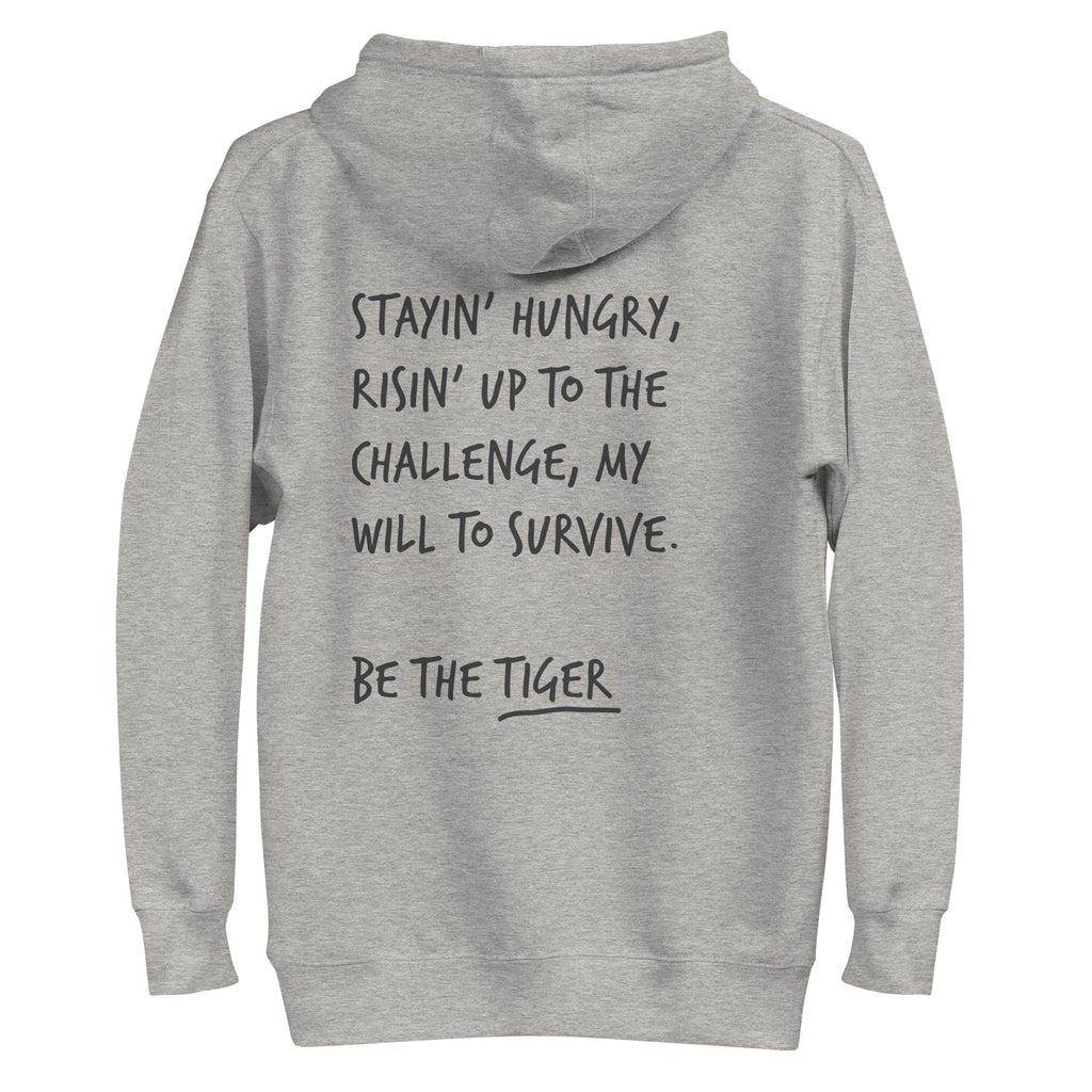 Think Ocean Tiger Aspirations Cotton Blend Embroidered Hoodie