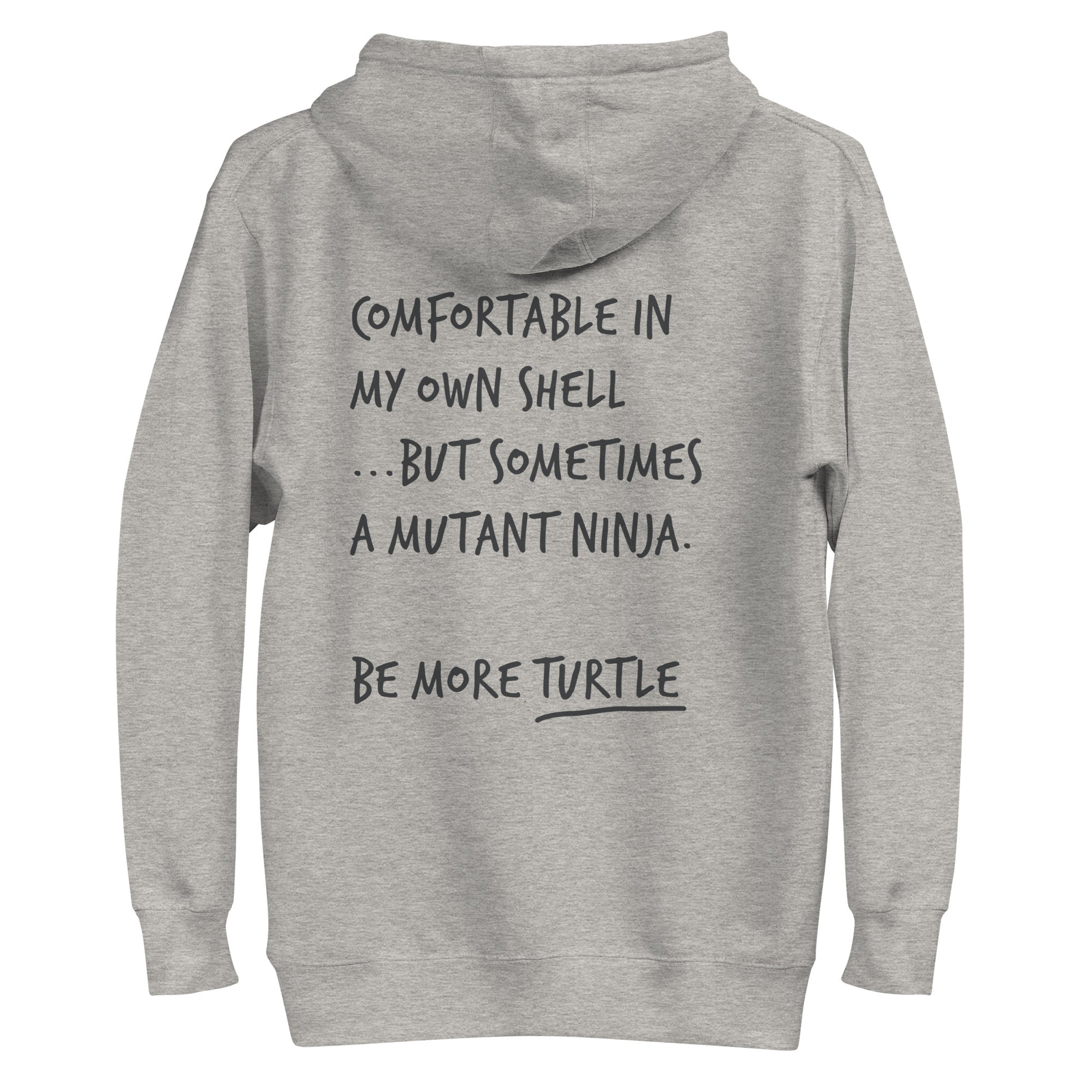 Think Ocean Turtle Aspirations Cotton Blend Embroidered Hoodie