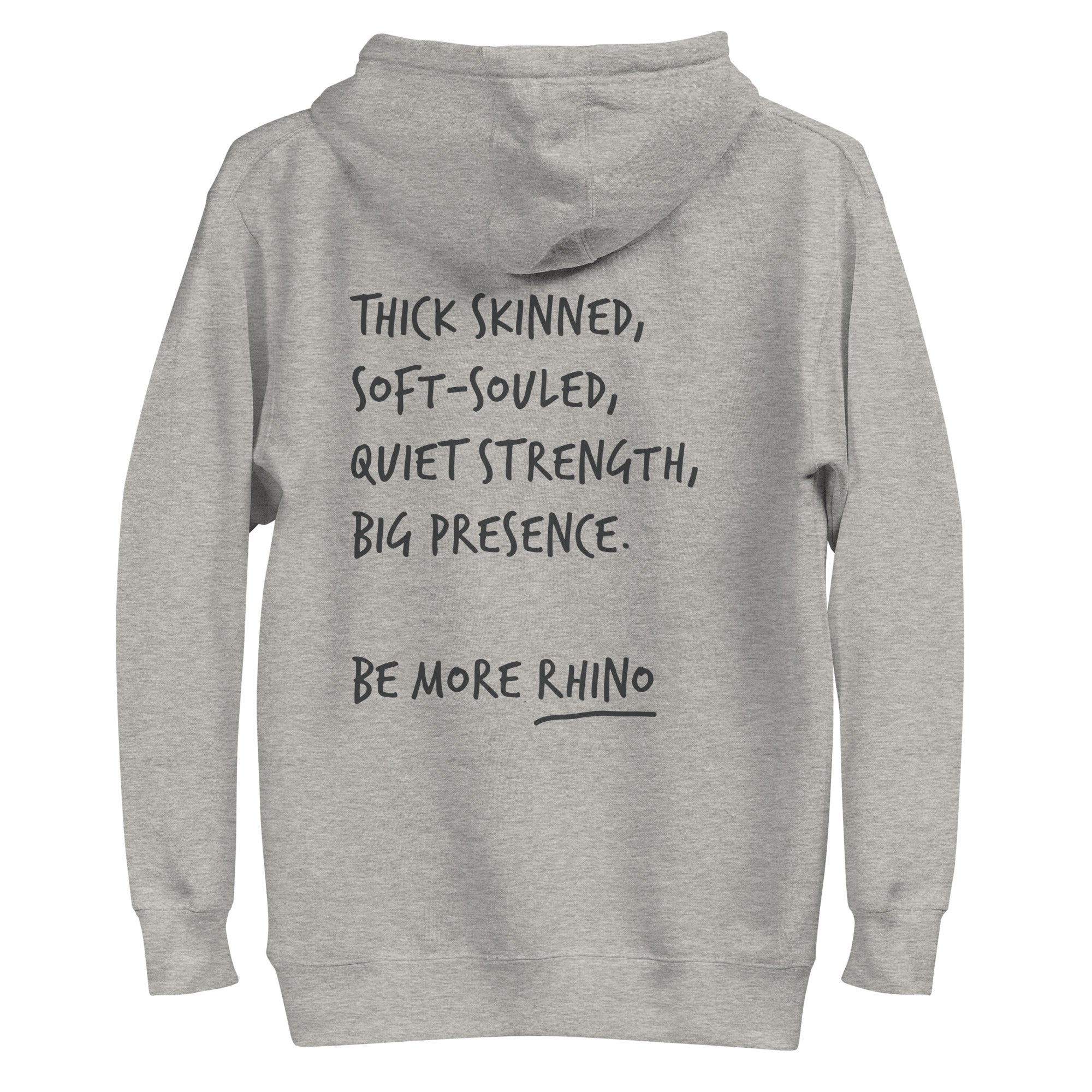 Think Ocean Rhino Aspirations Cotton Blend Embroidered Hoodie