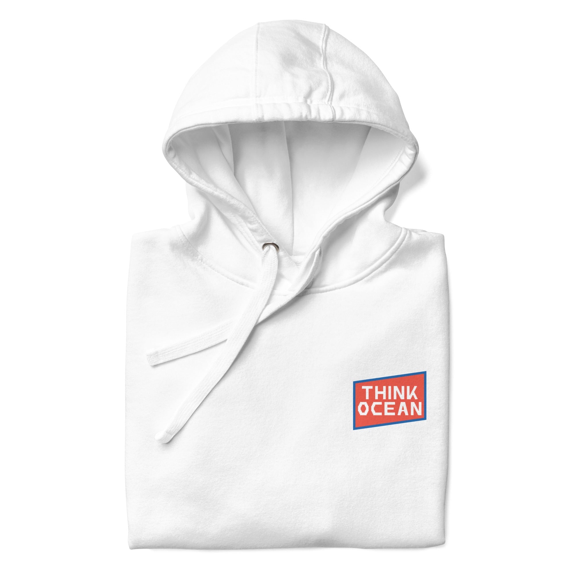 Think Ocean Octopus Pixel Art Cotton Blend Hoodie