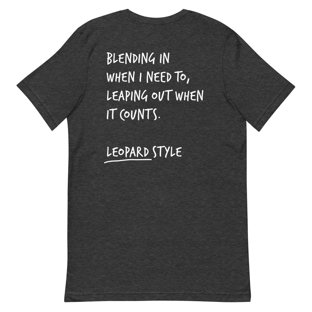 Think Ocean Leopard Aspirations Cotton Embroidered T-Shirt