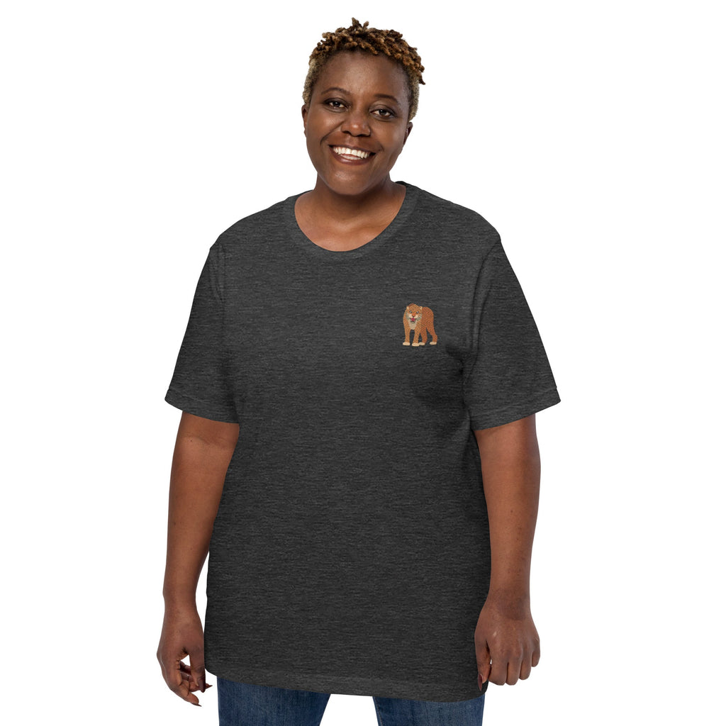 Think Ocean Tiger Aspirations Cotton Embroidered T-Shirt