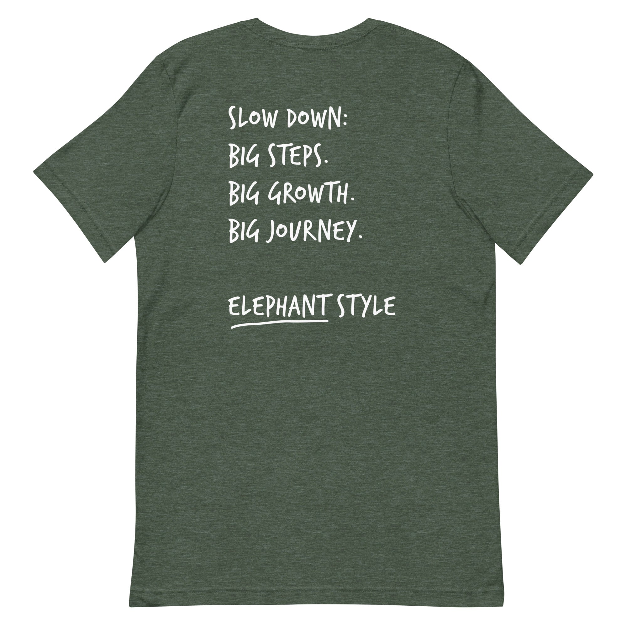 Think Ocean Elephant Aspirations Cotton Embroidered T-Shirt