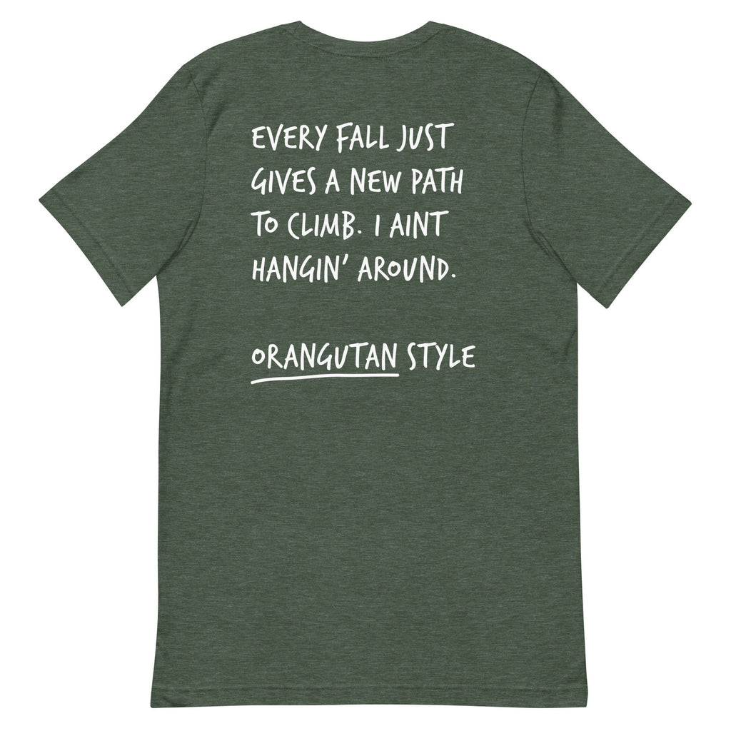 Think Ocean Orangutan Aspirations Cotton Embroidered T-Shirt