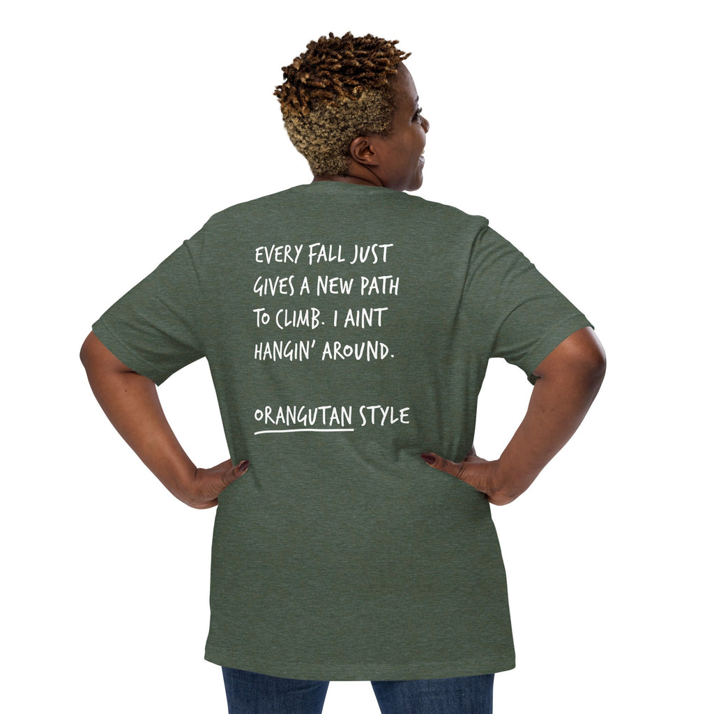 Think Ocean Orangutan Aspirations Cotton Embroidered T-Shirt