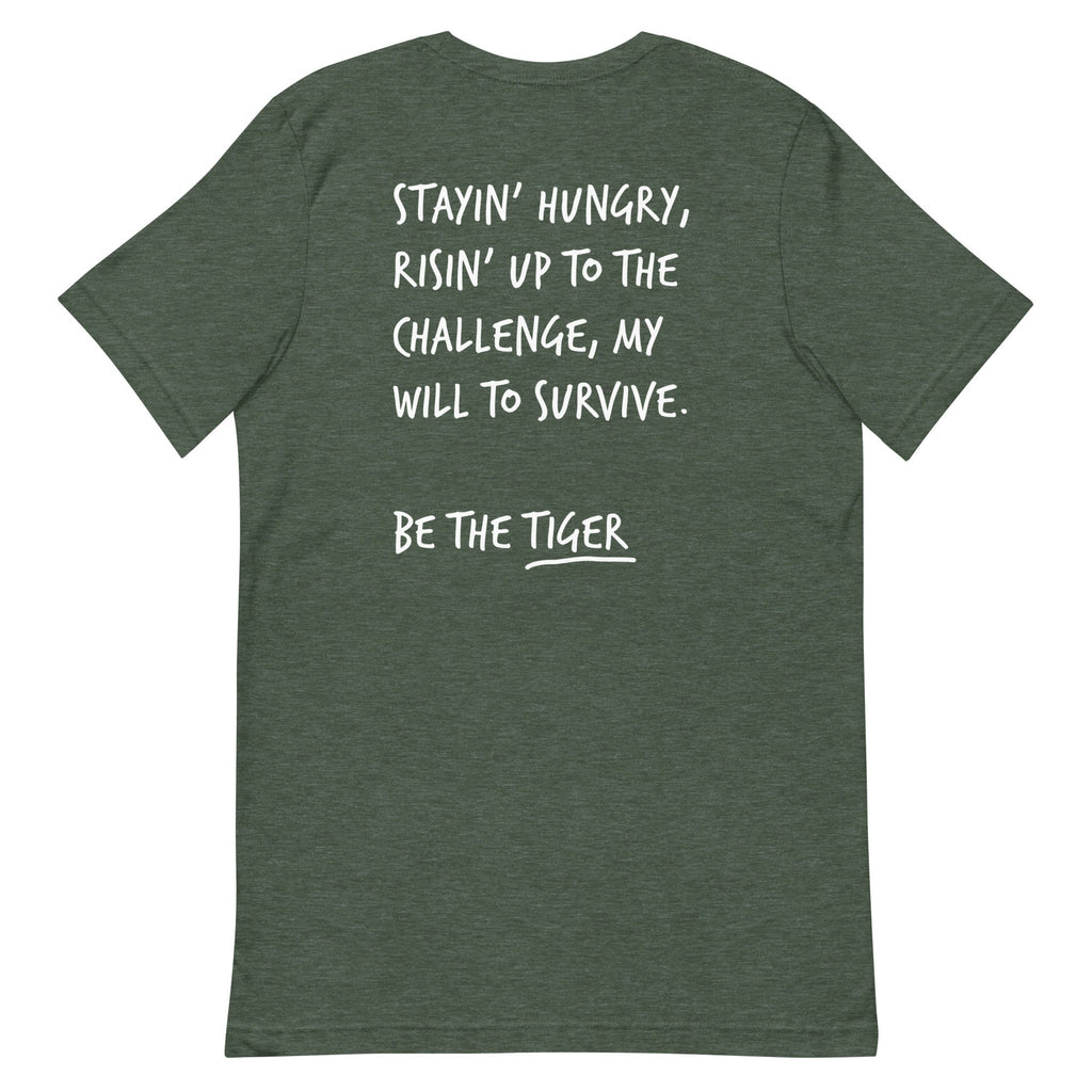 Think Ocean Tiger Aspirations Cotton Embroidered T-Shirt