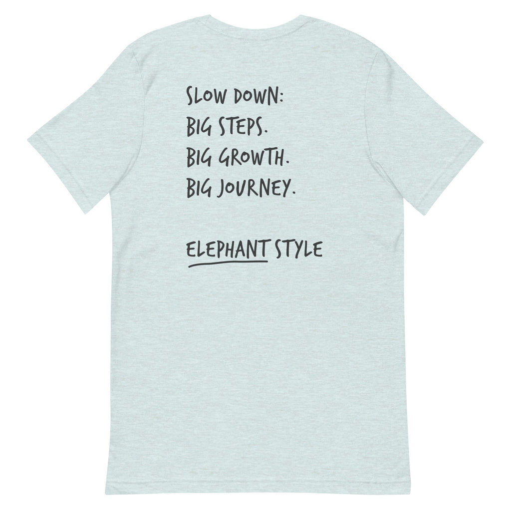 Think Ocean Elephant Aspirations Cotton Embroidered T-Shirt