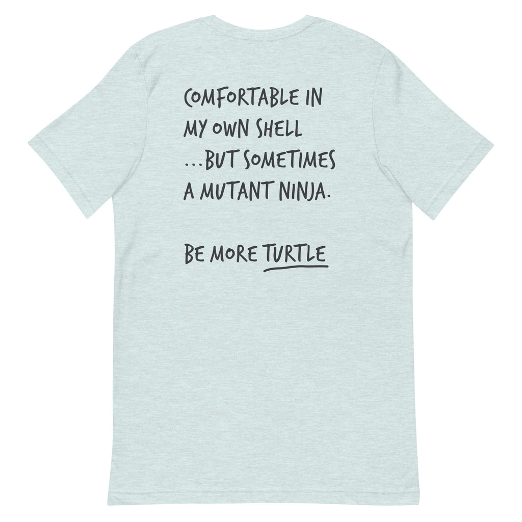 Think Ocean Turtle Aspirations Cotton Embroidered T-Shirt