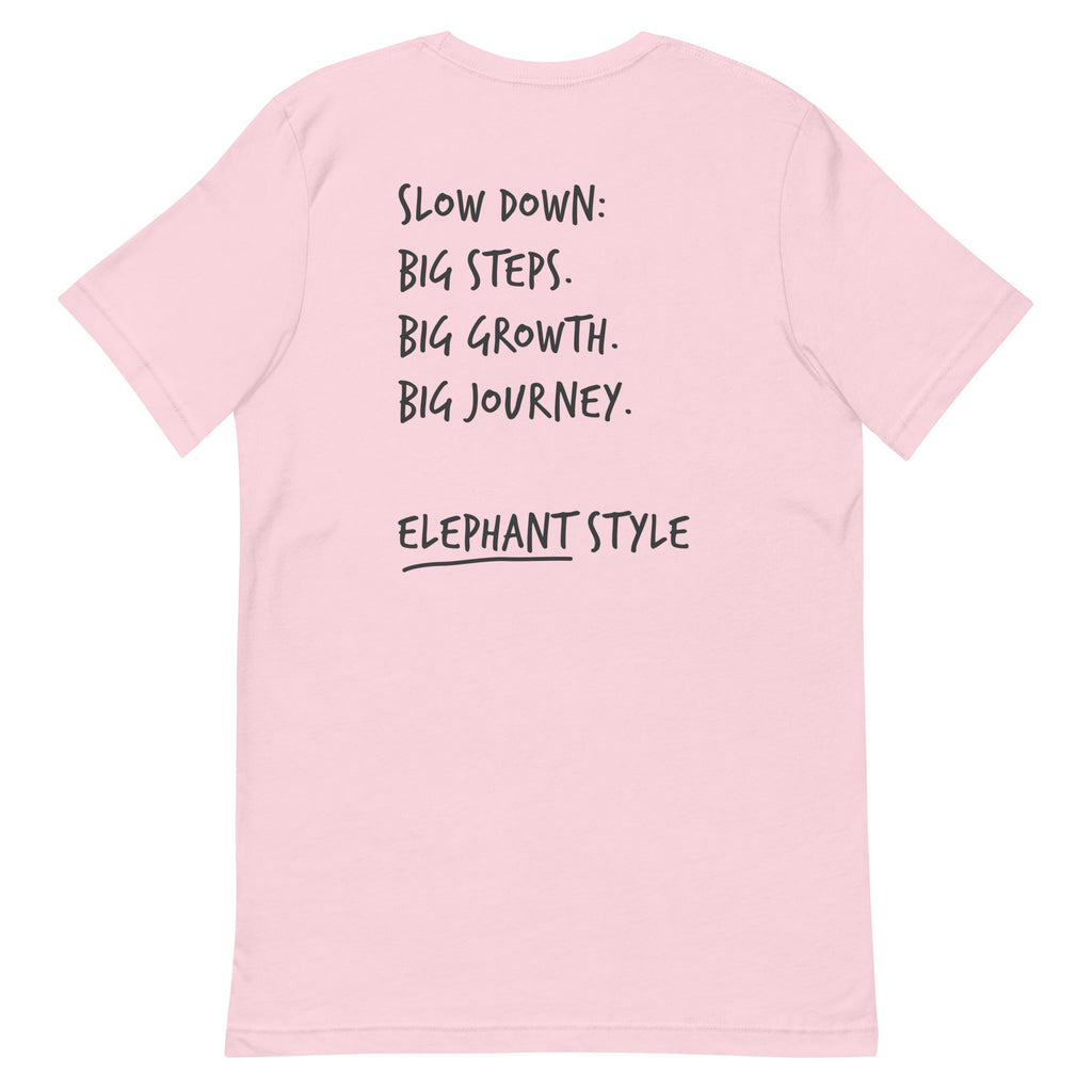 Think Ocean Elephant Aspirations Cotton Embroidered T-Shirt