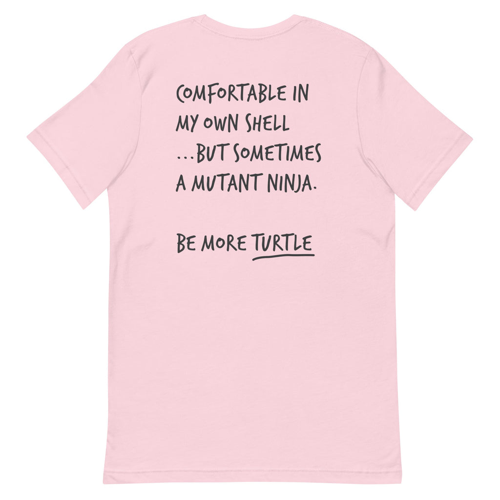 Think Ocean Turtle Aspirations Cotton Embroidered T-Shirt