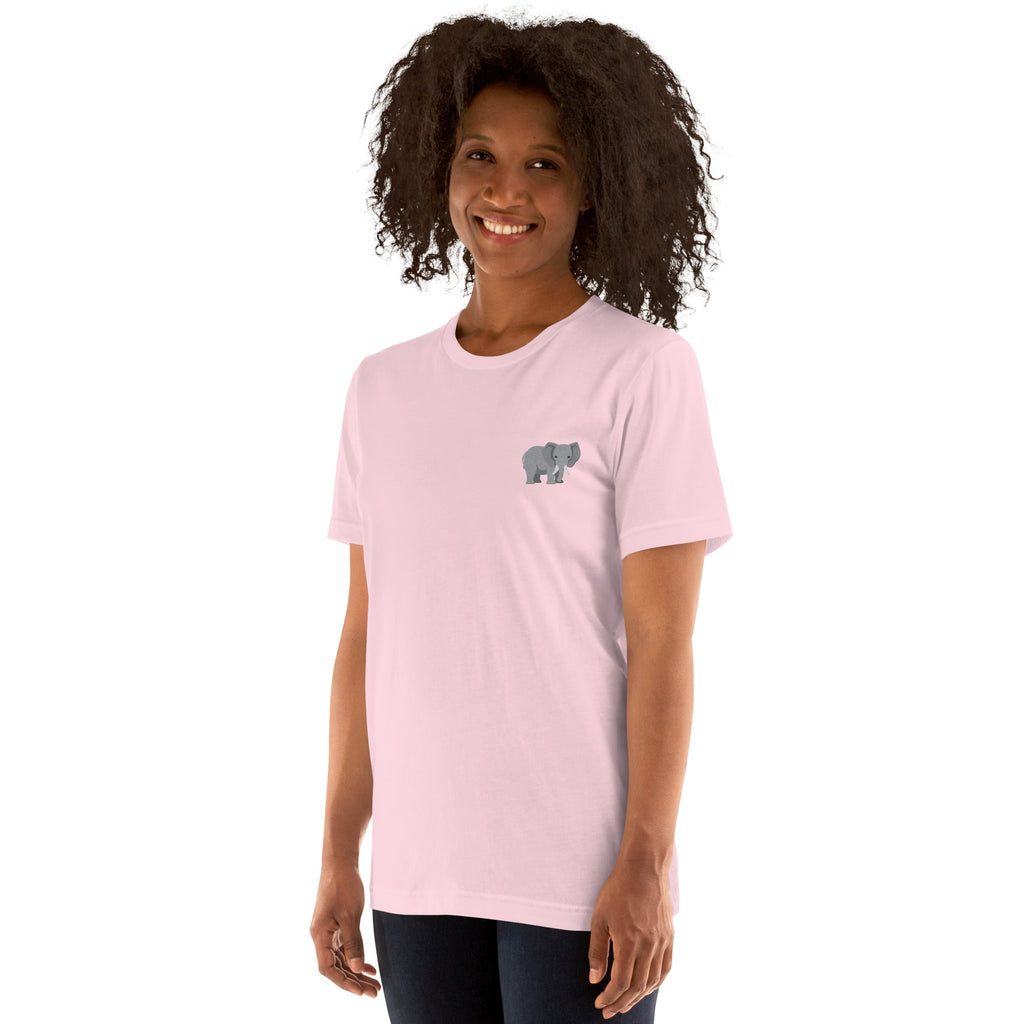 Think Ocean Elephant Aspirations Cotton Embroidered T-Shirt