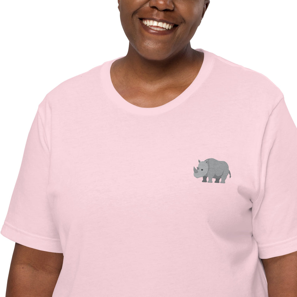 Think Ocean Rhino Aspirations Cotton Embroidered T-Shirt