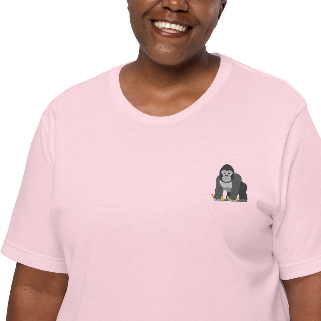 Think Ocean Gorilla Aspirations Cotton Embroidered T-Shirt