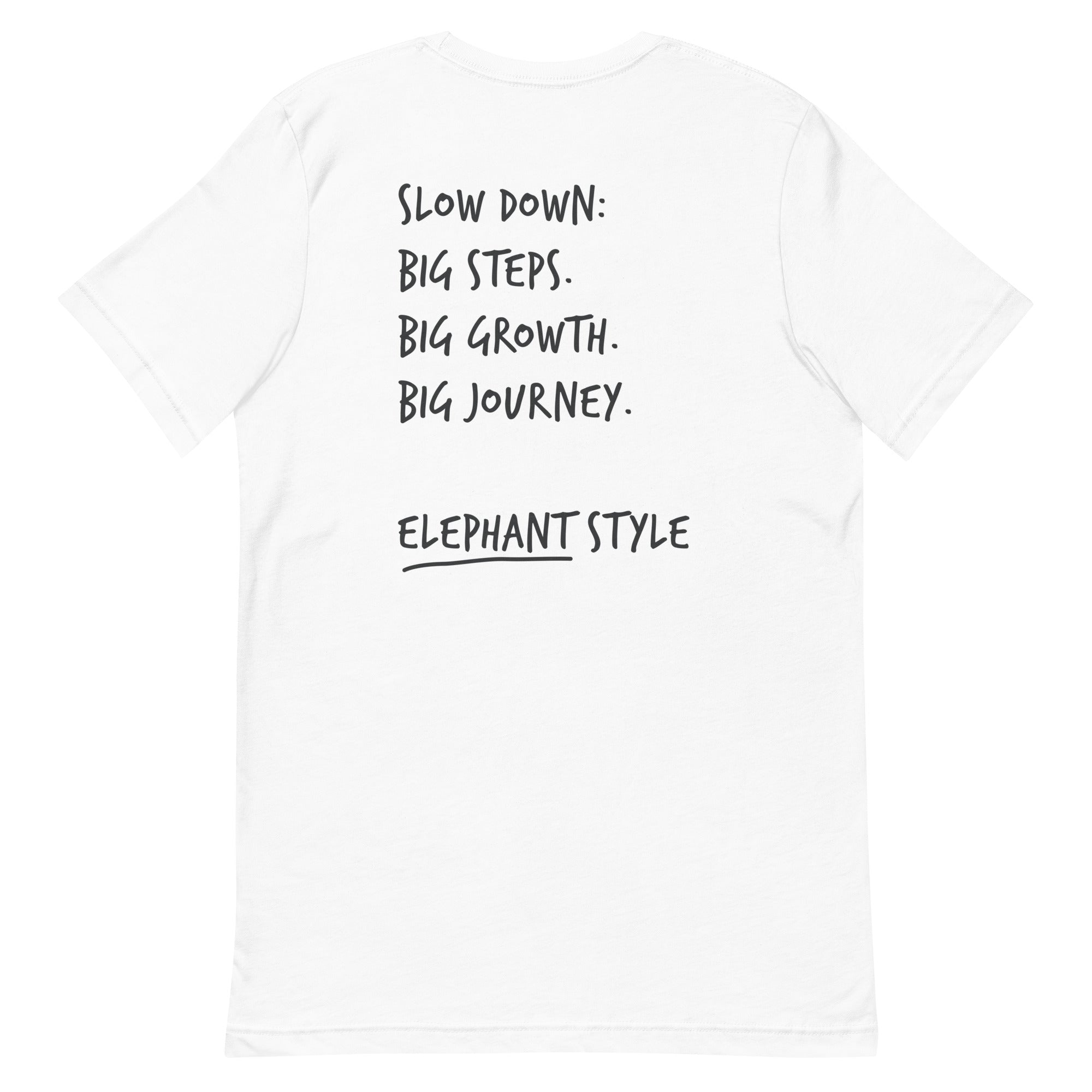 Think Ocean Elephant Aspirations Cotton Embroidered T-Shirt