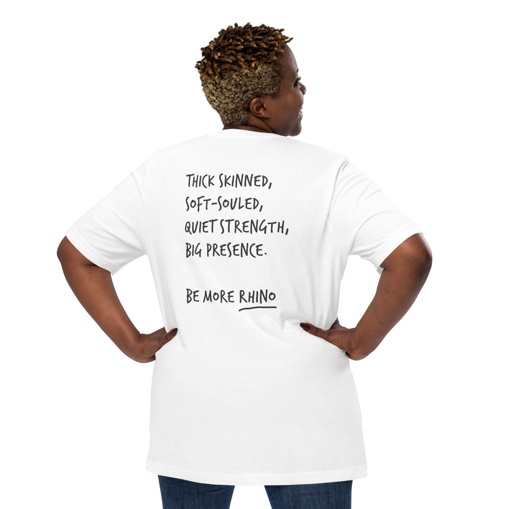 Think Ocean Rhino Aspirations Cotton Embroidered T-Shirt