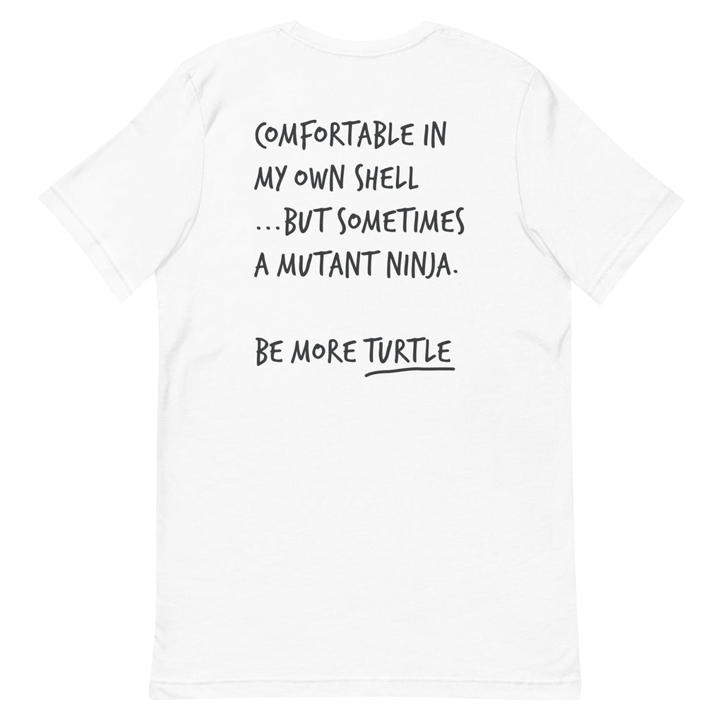 Think Ocean Turtle Aspirations Cotton Embroidered T-Shirt