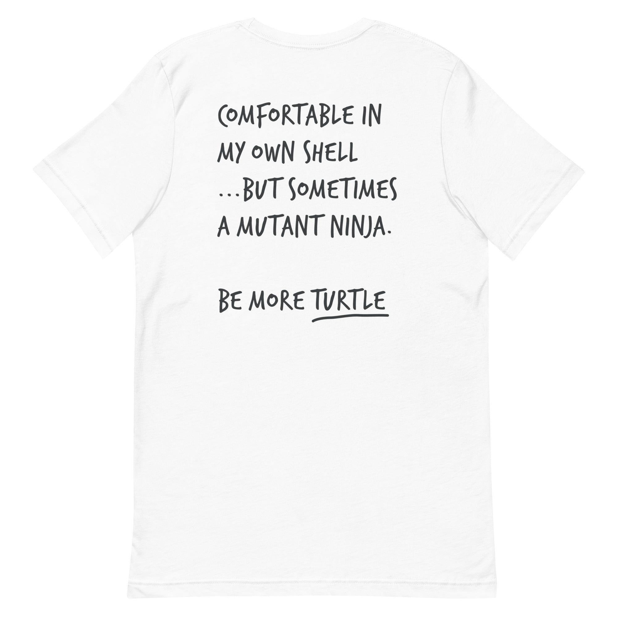 Think Ocean Turtle Aspirations Cotton Embroidered T-Shirt
